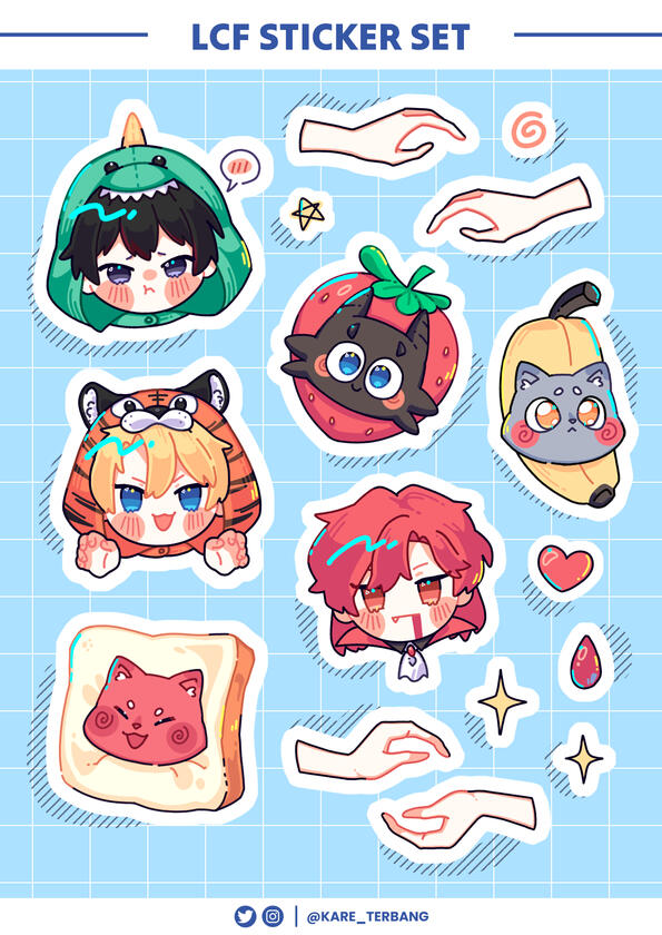 LCF STICKER SHEET